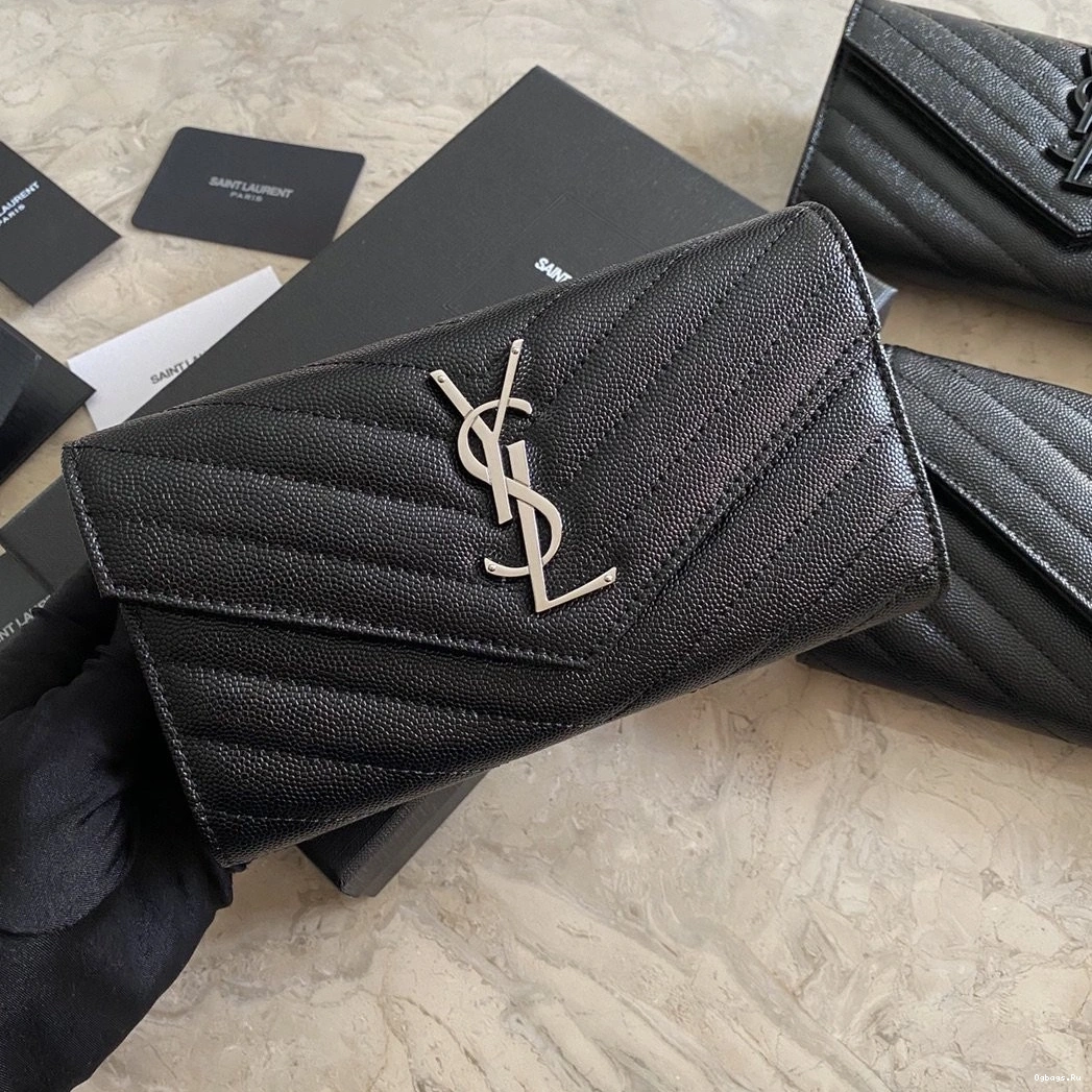 MONOGRAM YSL FLAP LARGE WALLET 0805